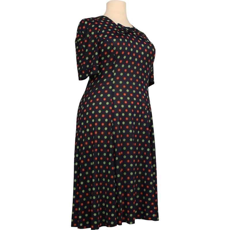 70s Floral Dress