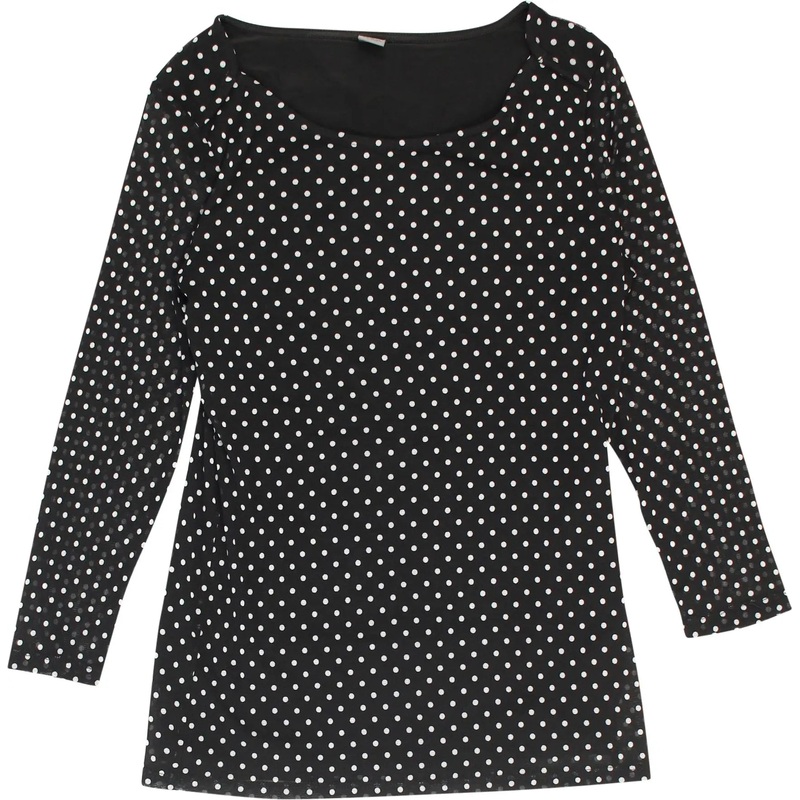 Polka Dot Long Sleeve Top