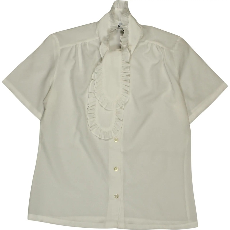 70s Ruffle Blouse
