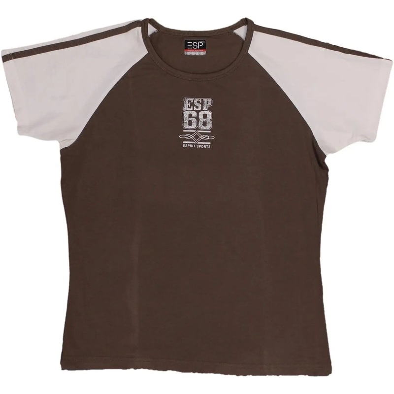 00s College Style Brown Baby Tee