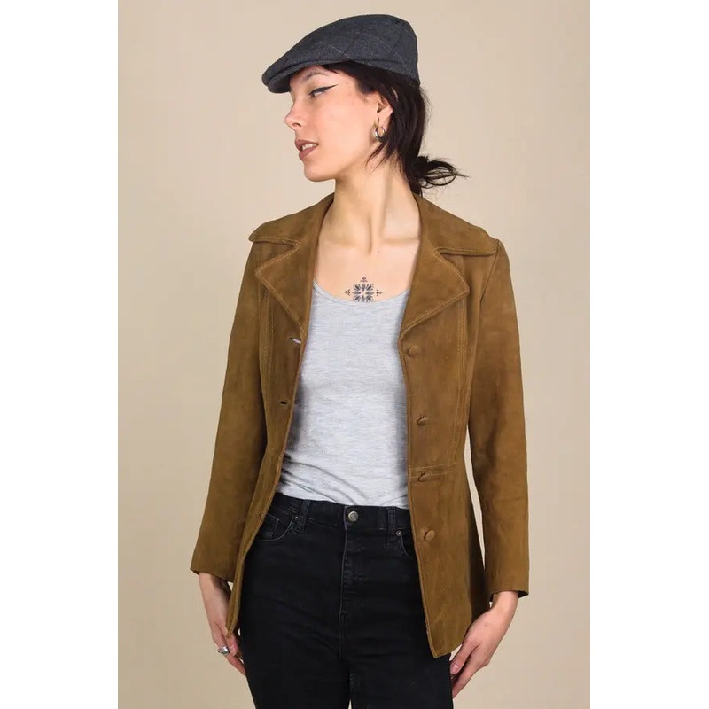 70s Leather Suede Jacket