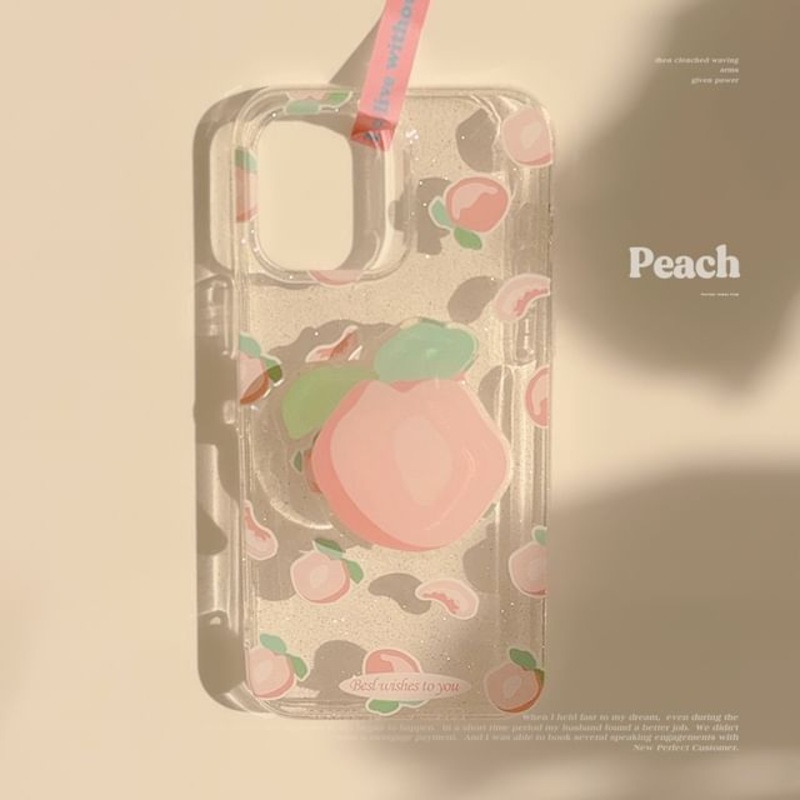 Peach Phone Case|Pink Peach – Transparent|iPhone 11|iPhone 11 Pro Max|iPhone 12 / 12 Pro|iPhone 12 Pro Max|iPhone 13|iPhone 13 Pro|iPhone 13 Pro Max|iPhone 14|iPhone 14 Plus|iPhone 14 Pro|iPhone 14 Pro Max|iPhone 15|iPhone 15 Plus|iPhone 15 Pro|iPhone 15