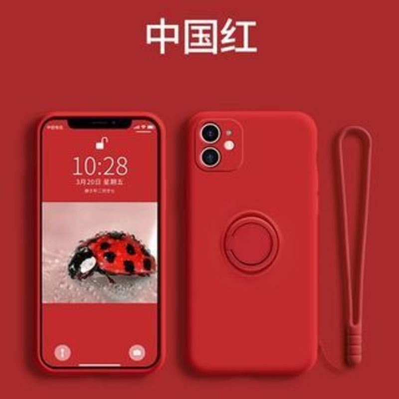 Case Phone Ring Plain Stand|With Wrist Strap – Red|iPhone 11|iPhone 11 Pro|iPhone 11 Pro Max|iPhone 12|iPhone 12 Pro|iPhone 12 Pro Max|iPhone 12 mini|iPhone 13|iPhone 13 Pro|iPhone 13 Pro Max|iPhone 13 mini|iPhone 14|iPhone 14 Plus|iPhone 14 Pro|iPhone 14