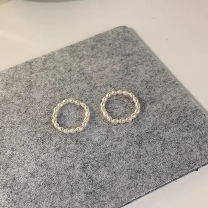 Pearl Ring Natural Beaded