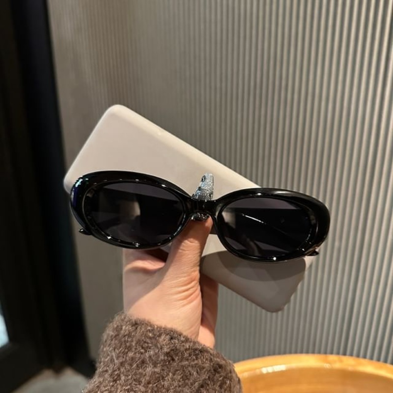 Retro Sunglasses|Amber & Gray|Black & Gray|Transparent & Gray|Transparent – Beige & Brown|One Size