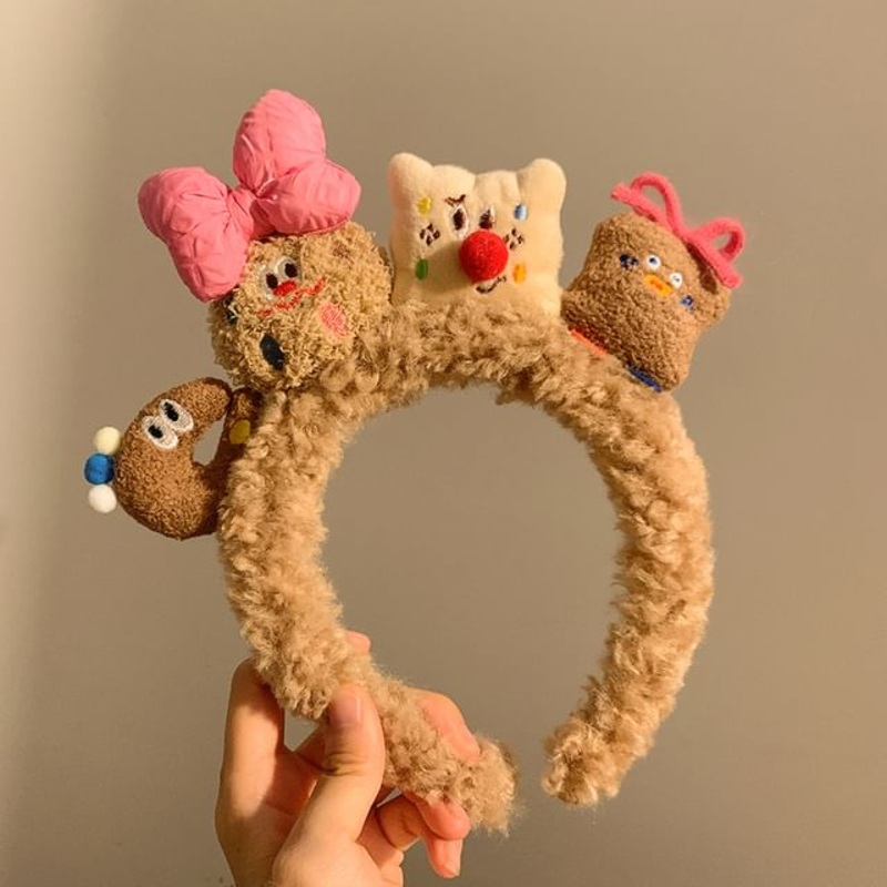 Headband Yarn Wash Face (Various Cookie Designs)