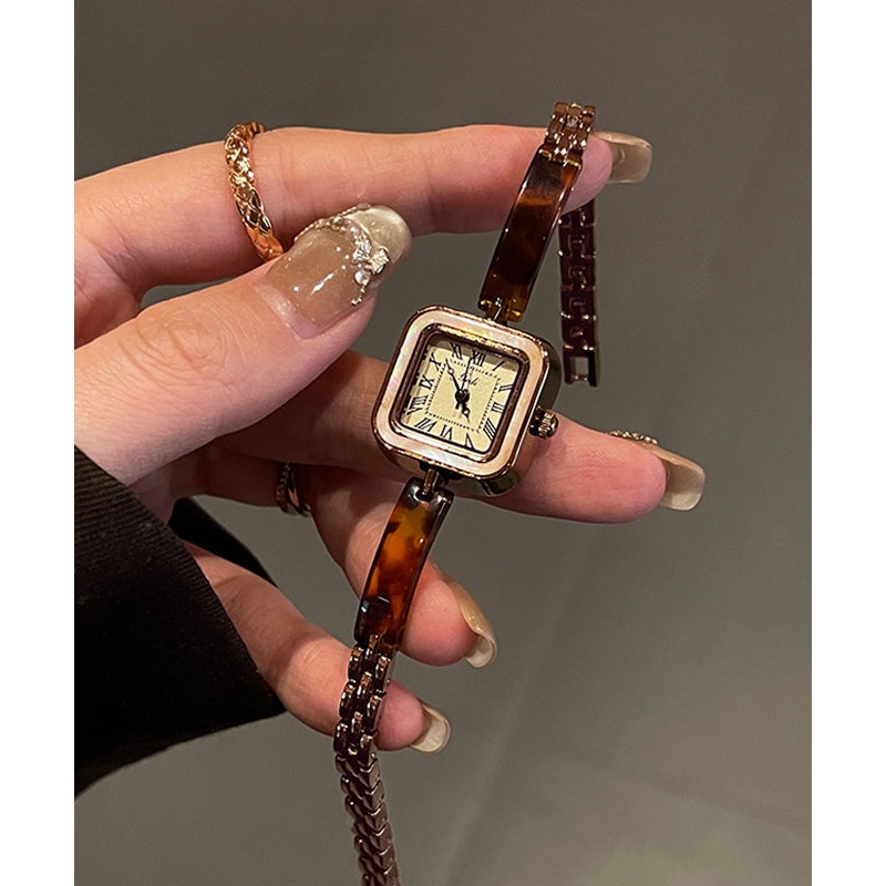 Alloy Crystal Hardlex Retro Watches Waterproof
