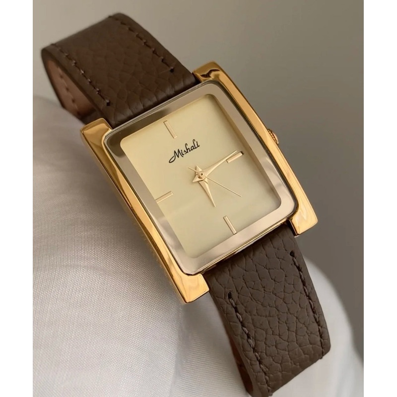 Style Watches Quartz Movement Leather Alloy Gold