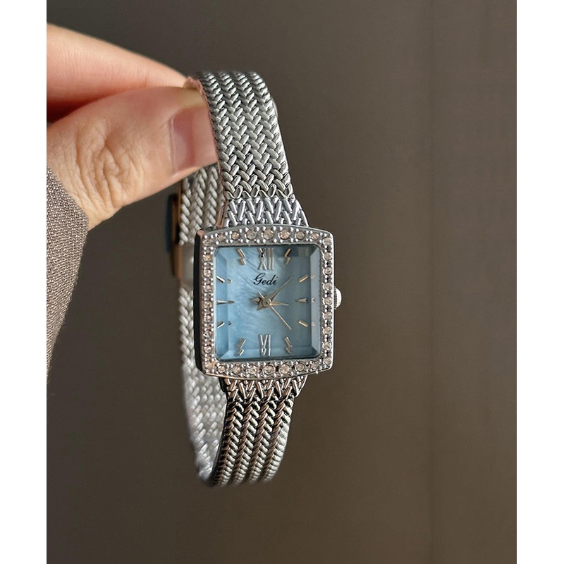 Watches Chic Stainless Waterproof Chain Baby Steel Blue