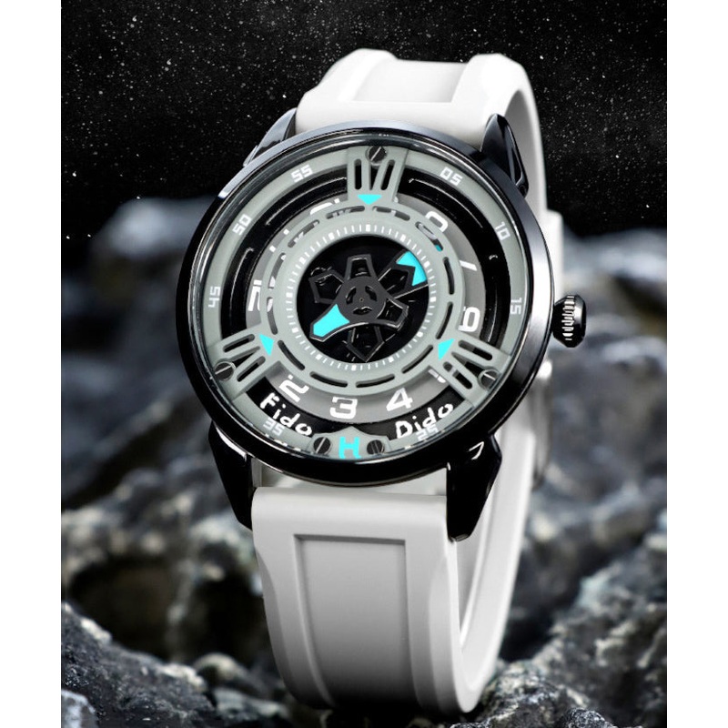 Blue Watches Out Women Silicone Waterproof Hollow Rubber
