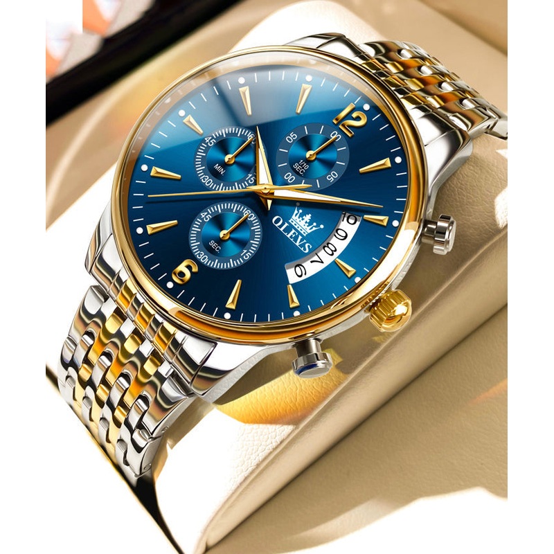 Movement Boutique Waterproof Blue Quartz Alloy Steel Stainless