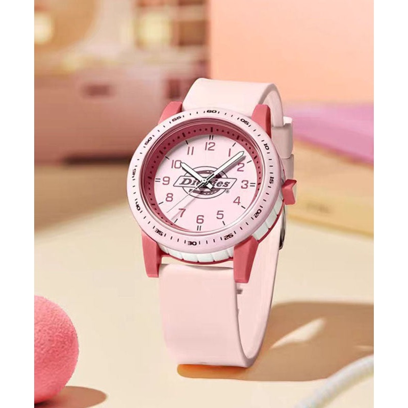 Pink Watches Rubber DIY Silicone Quartz Movement