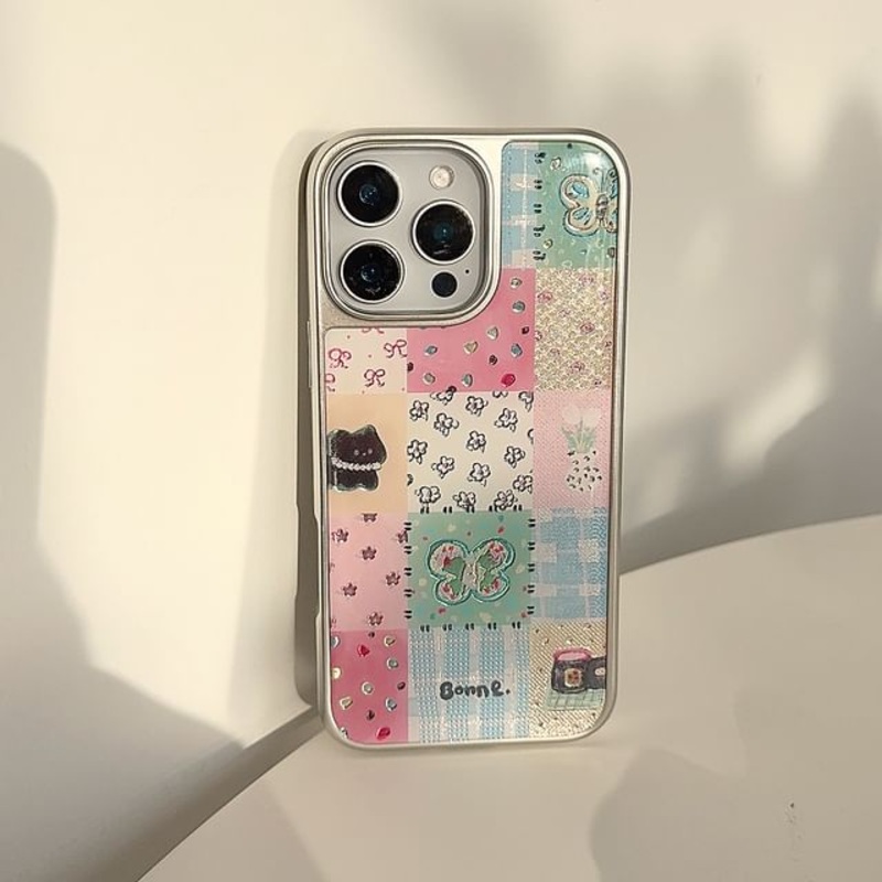 Case Phone Cat Color Panel|Plaid – Pink & White|iPhone 13|iPhone 13 Pro|iPhone 13 Pro Max|iPhone 14|iPhone 14 Plus|iPhone 14 Pro|iPhone 14 Pro Max|iPhone 15|iPhone 15 Plus|iPhone 15 Pro|iPhone 15 Pro Max|iPhone 16|iPhone 16 Plus|iPhone 16 Pro|iPhone 16 Pr
