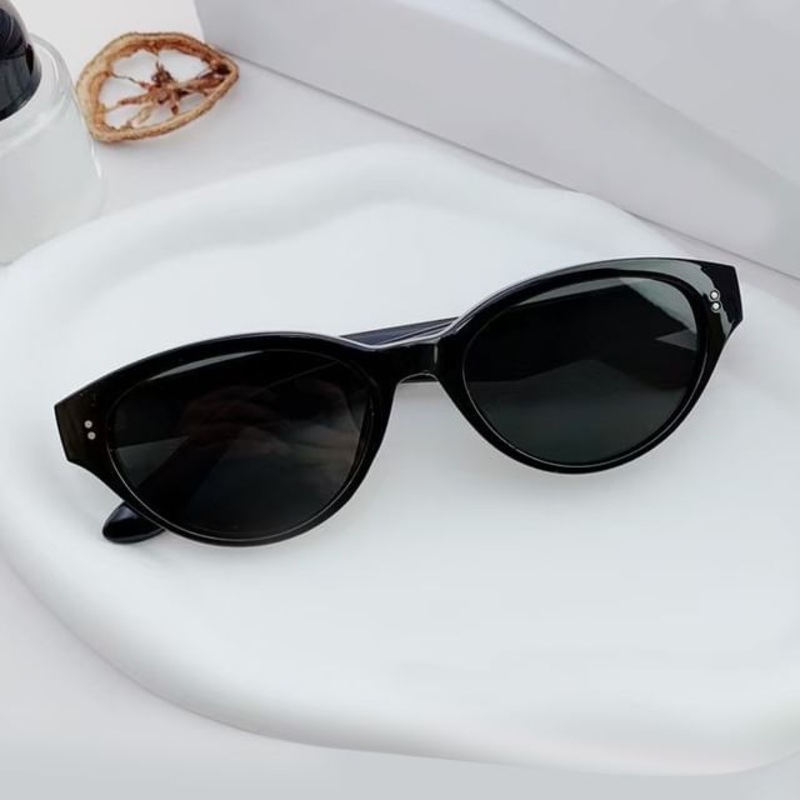 Cat Sunglasses Eye|Amber Frame – Brown|Black Frame – Gray|Dark Green Frame – Brown|Gray|Off-White Frame – Brown|One Size