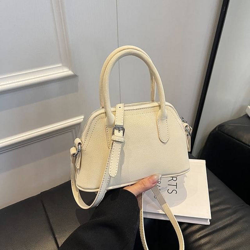 Bag Leather Crossbody Faux|Black|Blue|Brown|Green|Khaki|Off-White|One Size