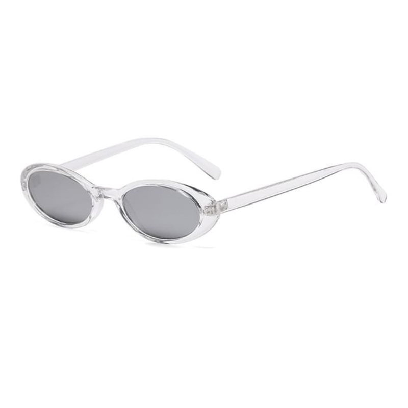 Oval Sunglasses|C1 – Black Frame & Gray Lens|C2 – Purple Frame & Gray Lens|C3 – Pink Frame & Pink Lens|C4 – Transparent Gray Frame & White|C5 – White Frame – Gray|C6 – Leopard Frame & Brown Lens|One Size