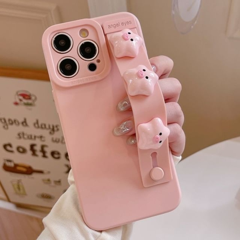 Case Phone Strap Pig|Pink|Apple 11|Apple 12|Apple 12 Pro|Apple 12 Pro Max|Apple 13|Apple 13 Pro|Apple 13 Pro Max|Apple 14|Apple 14 Pro|Apple 14 Pro Max|Apple 15|Apple 15 Pro|Apple 15 Pro Max