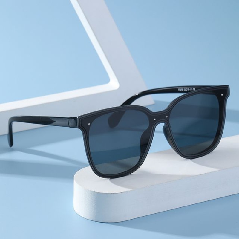 Sunglasses Polarized|Ash Purple Frame – Dark Gray|Beige Yellow Frame – Dark Gray|Black Frame – Dark Gray|Transparent Brown Frame – Brown|Transparent Pink Frame – Gray & Pink|One Size