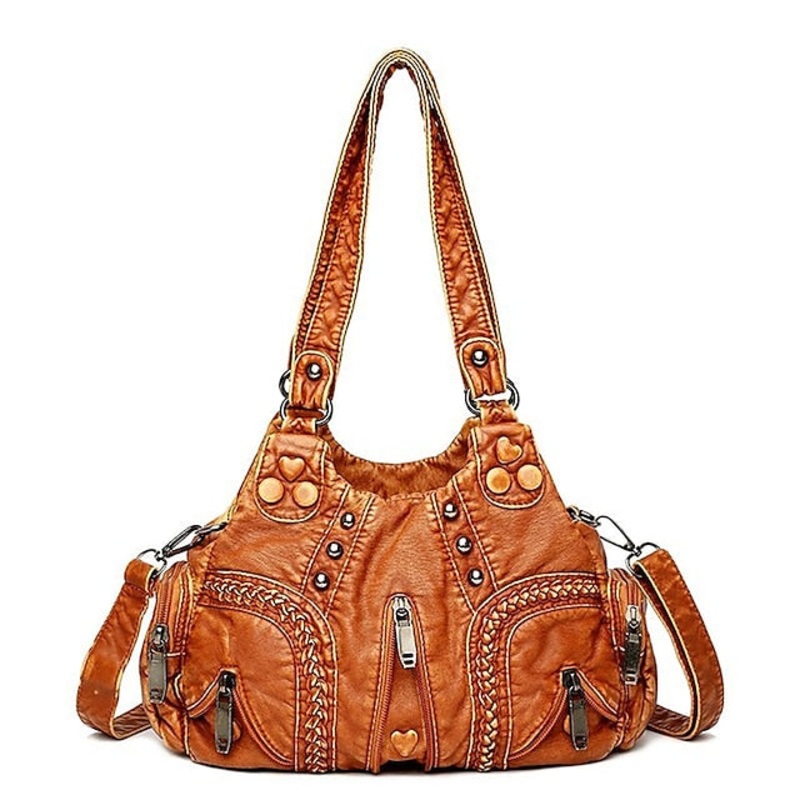 Stylish – Women’s Brown Leather Bag Shoulder Vintage