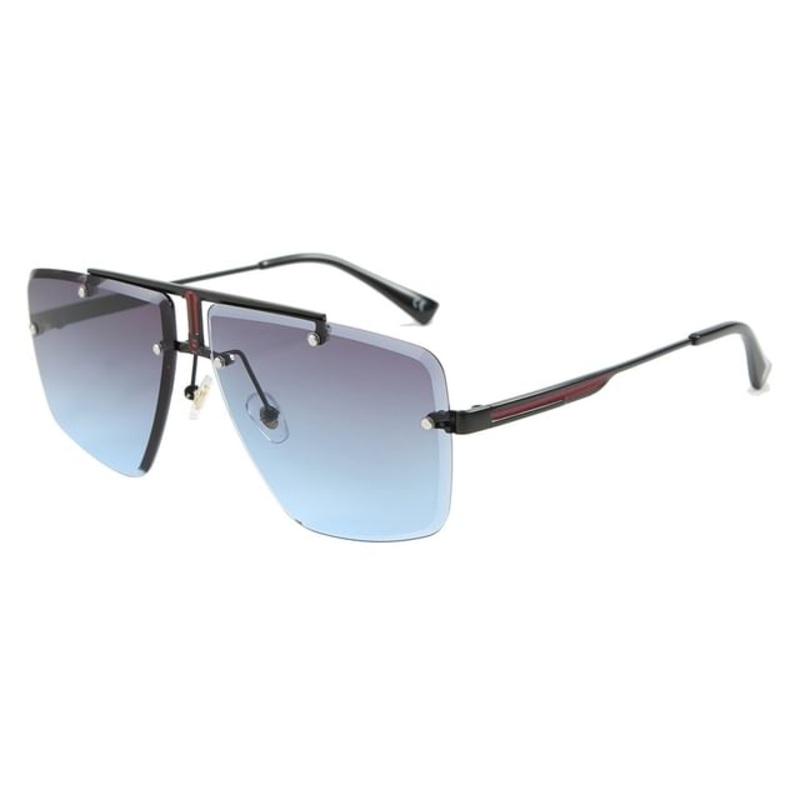 Frame Ombre Sunglasses Square|c1 – Gray & Blue|c2 – Blue|c3 – Gray|c4 – Green|c5 – Brown|One Size