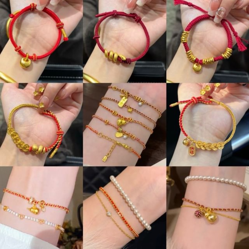 Cord Bracelet|19 – Red|20 – Red|21 – Red|22 – Gold & Red|23 – Red|24 – Red|25 – Red|26 – Red|27 – Red|28 – Gold & Red|31 – Red & Gold|32 – Red & Gold|33 – Red & Gold|36 – Red & Gold|37 – Red & Gold|38 – Red & Gold|39 – Red & Gold|41 – Red & Gold|42 – Red