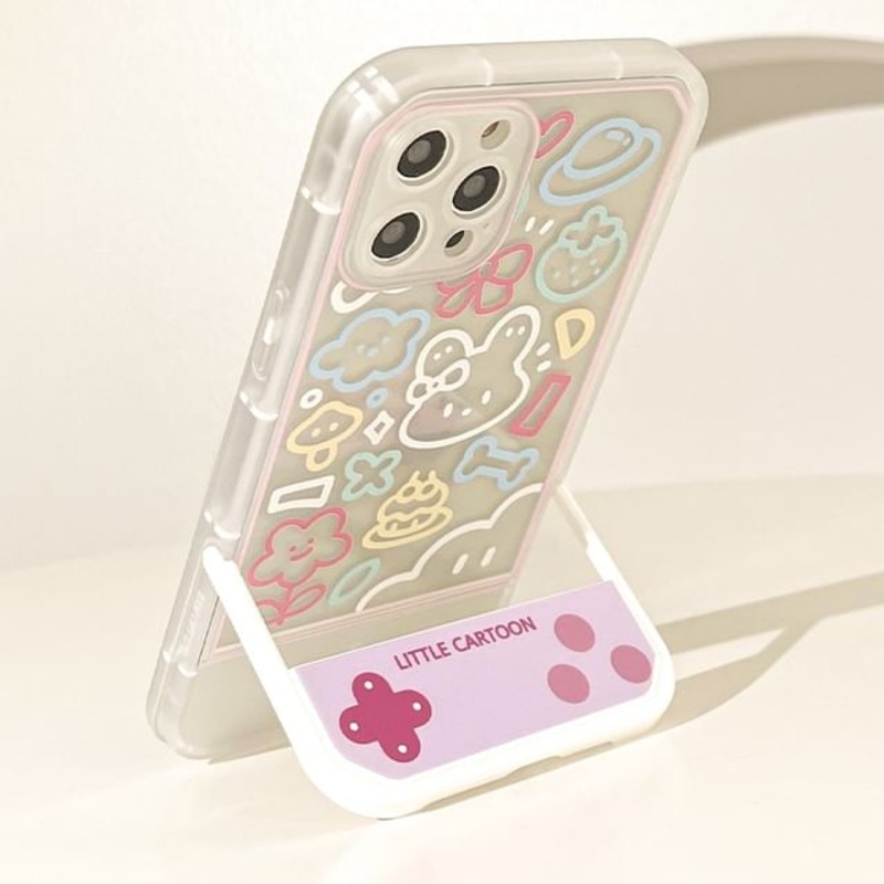 Animal Phone Stand Case|BN7369C – Pink|iPhone 11|iPhone 11 Pro Max|iPhone 12|iPhone 12 Pro|iPhone 12 Pro Max|iPhone 13|iPhone 13 Pro|iPhone 13 Pro Max|iPhone 14|iPhone 14 Plus|iPhone 14 Pro|iPhone 14 Pro Max|iPhone 7|iPhone 7 Plus|iPhone 8|iPhone 8 Plus|i