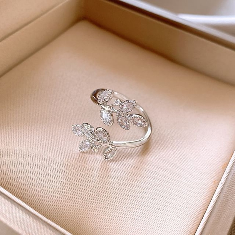 Alloy Open (Various Ring Designs) Rhinestone