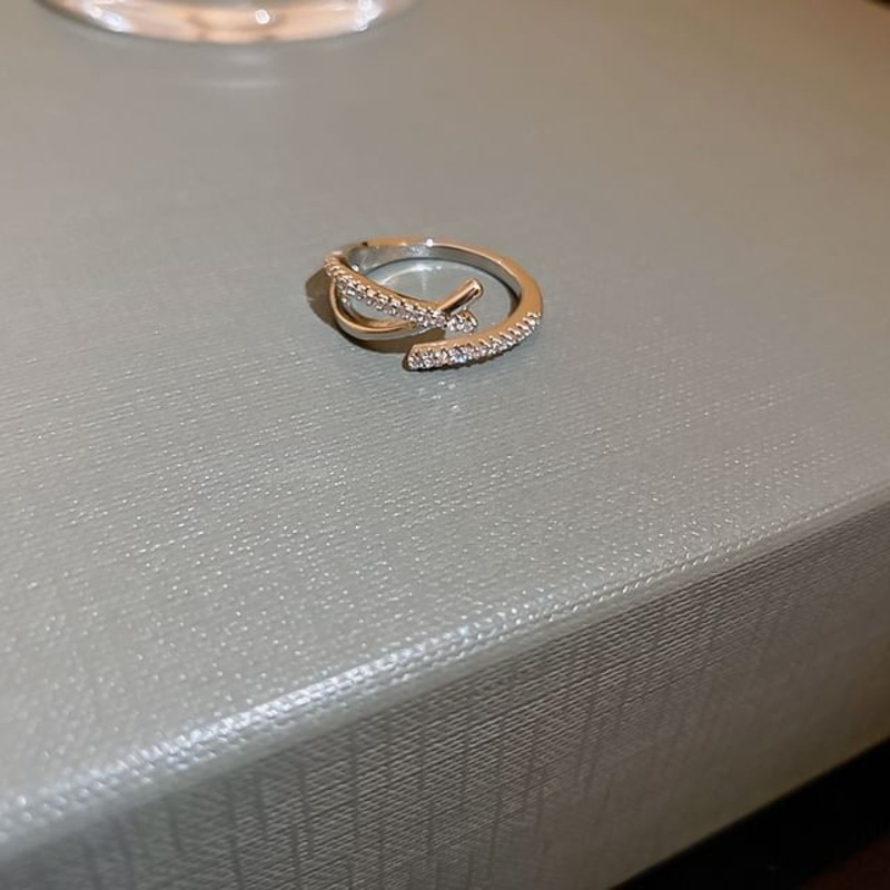 Ring Alloy Designs) Rhinestone (Various