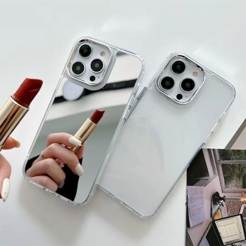 / Case Mirrored Phone Transparent