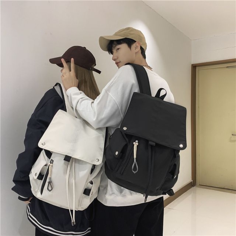 Backpack Drawstring Nylon|Black|Blue|Purple|White|One Size