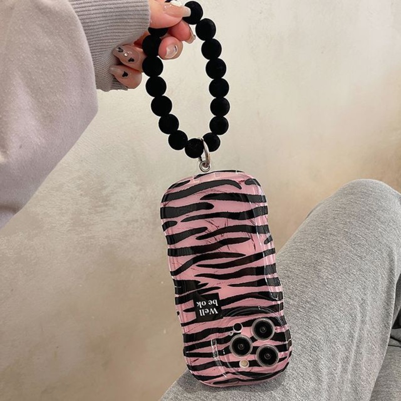 Chain Case Hand Phone Zebra Print