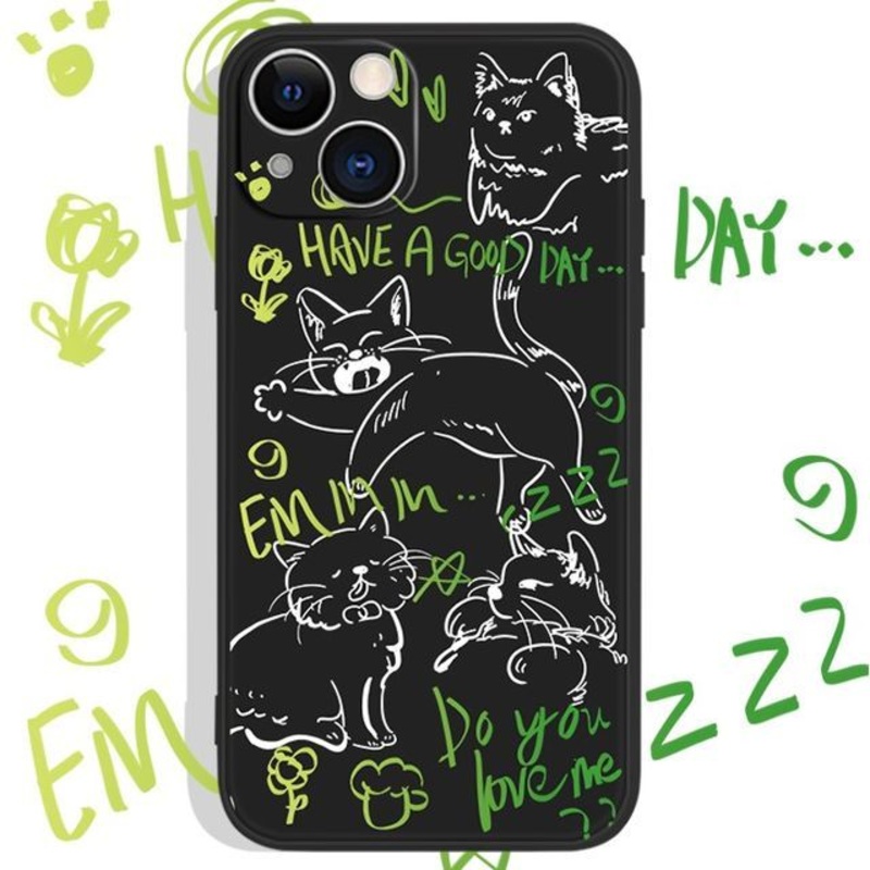 Case Phone Print Cat|Black – White Outline & Cat|Ivory – Blue Outline & Cat|Huawei Mate 30|Huawei Mate 30 Pro|Huawei Mate 40|Huawei Mate 40 Pro|Huawei P30|Huawei P30 Pro|Huawei P40|Huawei P40 Pro|Huawei nova 7|Huawei nova 7 Pro|Huawei nova8|Huawei nova8Pr