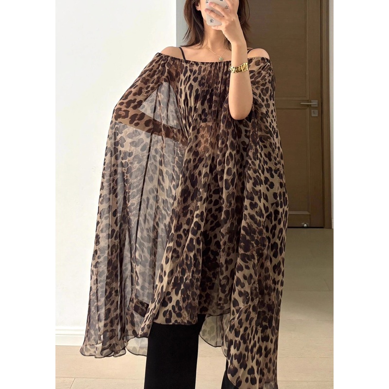Wearing And Style Two Vacation Leopard Skirt Print Method Dress