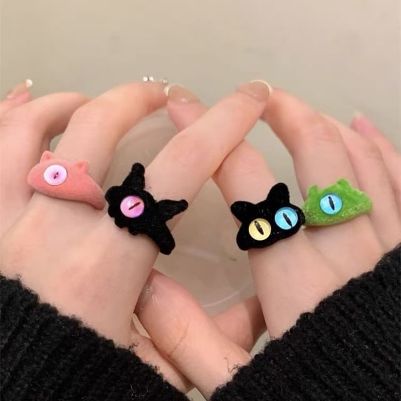 Designs) Monster Open (Various Ring Flocking Alloy