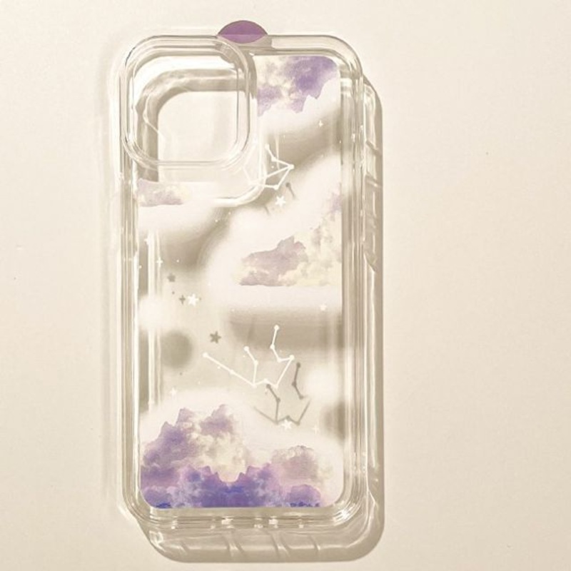 Transparent Phone Cloud Case|BN2512 – Purple|iPhone 11|iPhone 11 Pro|iPhone 11 Pro Max|iPhone 12|iPhone 12 Pro|iPhone 12 Pro Max|iPhone 13|iPhone 13 Pro|iPhone 13 Pro Max|iPhone 7|iPhone 7 Plus|iPhone 8|iPhone 8 Plus|iPhone X|iPhone XR|iPhone XS|iPhone XS