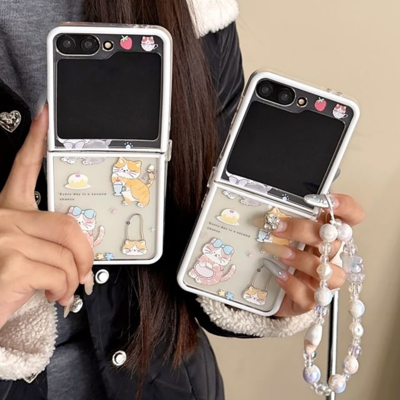 Print Strap Set / Case Phone Cat