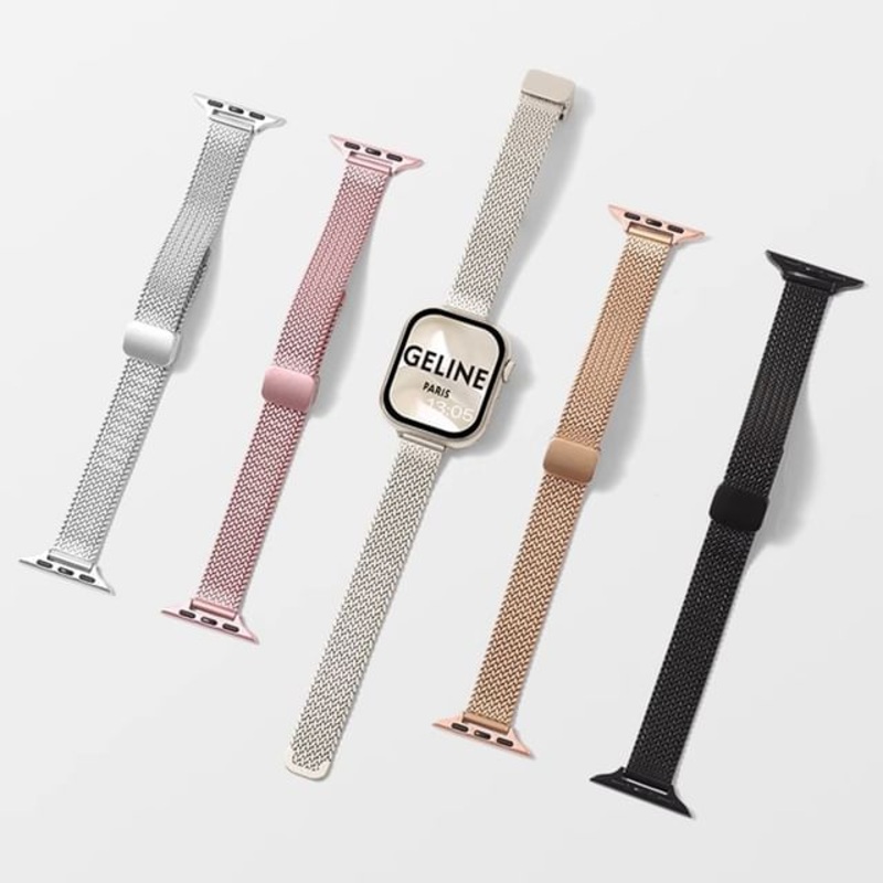 Steel Band Watch Milanese Apple Stainless