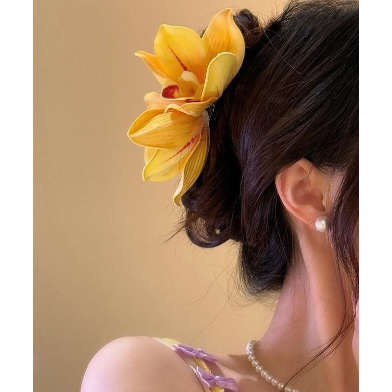 Hairpin Design Holiday Orchid Original Yellow