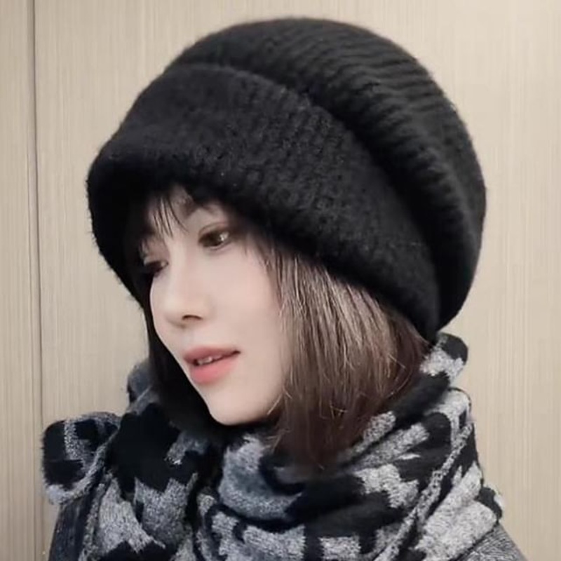 Beanie Plain / Patterned|Patterned Edition – Beige|Plain Edition – Black|M
