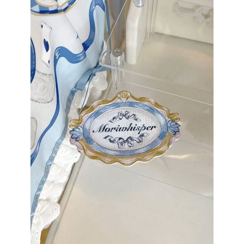 Embroidery Brooch Blue|Blue|FreeSize