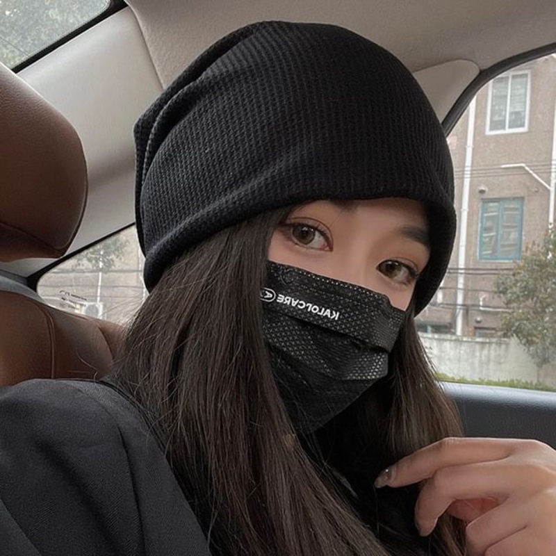 Plain Slouchy / Beanie Cuffed|Black|Gray|Neon Yellow|One Size