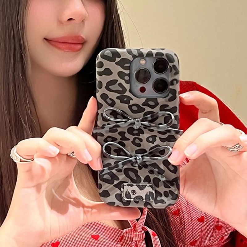 Print Leopard Case Phone Bow|With Bow – Leopard Print – Coffee|With Bow – Leopard Print – Khaki|With Bow – Leopard Print – Pink|iPhone 13|iPhone 13 Pro|iPhone 13 Pro Max|iPhone 14|iPhone 14 Pro|iPhone 14 Pro Max|iPhone 15|iPhone 15 Pro|iPhone 15 Pro Max|i