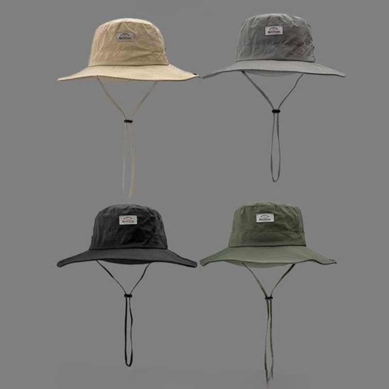 Applique Hat Boonie|N475 – Black|N475 – Gray|N475 – Green|N475 – Khaki|One Size