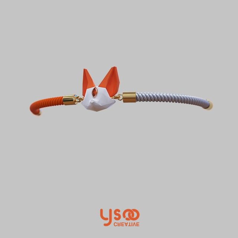 Poly Acrylic Bracelet Cord Low Fox