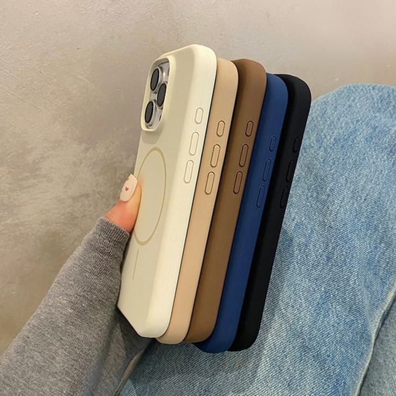 (Compatible with Phone MagSafe) Plain Magnetic Case