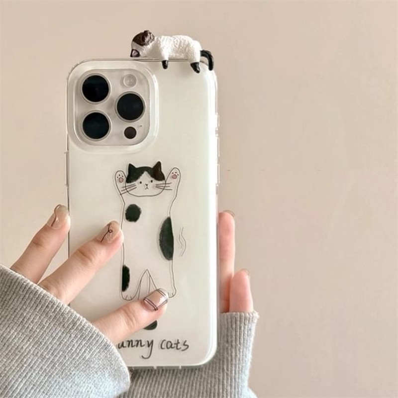 Print iPhone Case Cat|With Cat – Dotted – Black|Without Cat – Dotted – Black|iPhone 14|iPhone 14 Plus|iPhone 14 Pro|iPhone 14 Pro Max|iPhone 15|iPhone 15 Plus|iPhone 15 Pro|iPhone 15 Pro Max|iPhone 16|iPhone 16 Plus|iPhone 16 Pro|iPhone 16 Pro Max