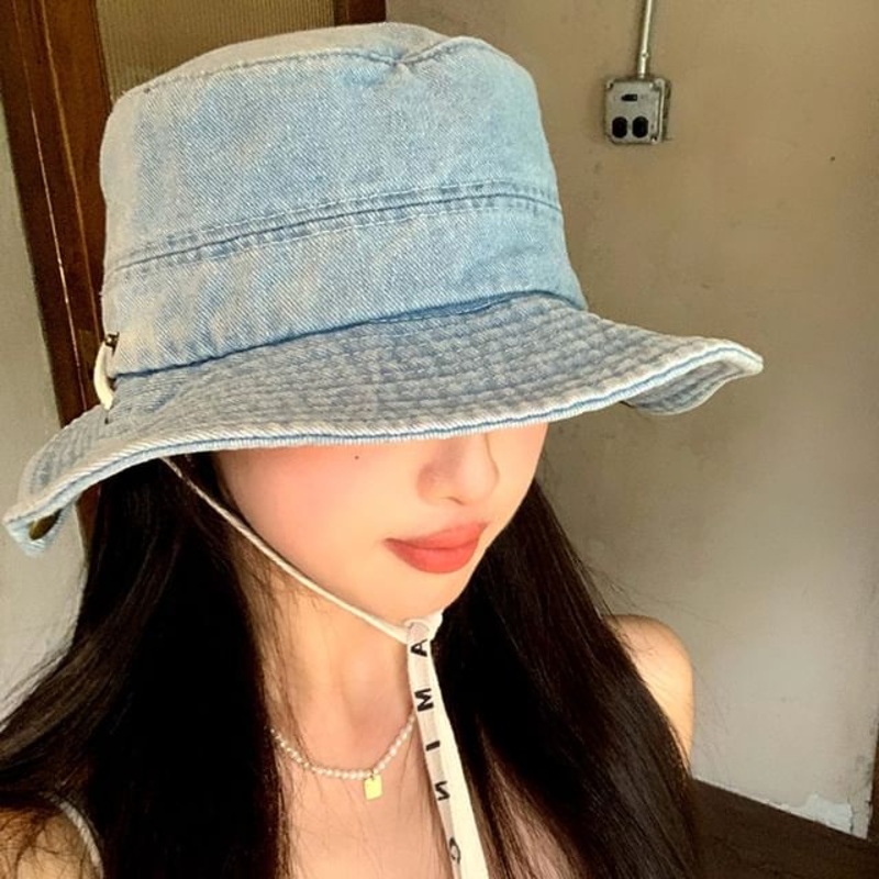 Bucket Denim Hat|E-669 – Light Blue|One Size