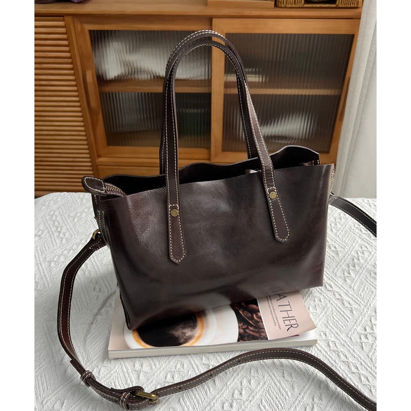 Women Capacity Style Bags Shoulder Large Leather