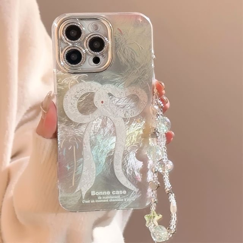 Bead Strap Snake Case / Print Set Phone