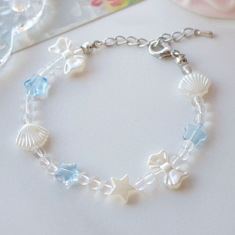 Shell Beaded Bracelet Star